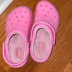 Pink Crocs